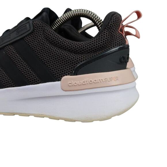 Adidas Shoes Womens 7 Athletic Trainers Cloudfoam Super Racer Geo Fit Running - Picture 5 of 16